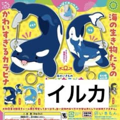 ネイチャーテクニカラー 海の生き物 しっぽカラビナ イルカのサムネイル