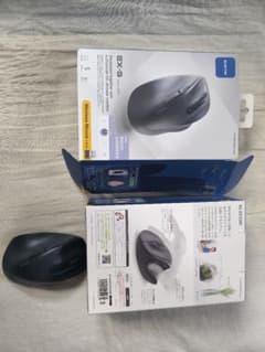 ELECOM EX-G 無線マウス Mサイズ 右手専用ブラックのサムネイル