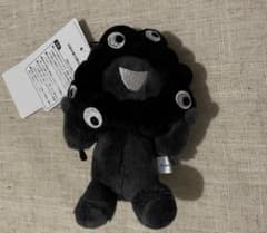 黒ミャクミャク 万博 会場限定 カラビナ マスコット 座り ぬいぐるみgz