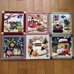 きめこみパッチワーク完成品6点 - メルカリ