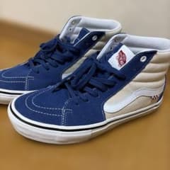 VANS SKATE SK8-HI ネイビー/ホワイト スニーカーのサムネイル