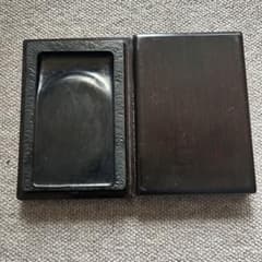 黒い木製 書道用具 装飾付きのサムネイル