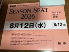 みずほPayPayドーム 2026年8月12日 駐車券 - メルカリ