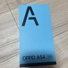 OPPO A54 5G 64GB シルバーブラック OPG02 UQ mobi…のサムネイル