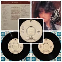 中森明菜 見本盤 サイン入り LP レコード 4枚 非売品 プロモ Stock等 中森明菜 見本盤 レコード ミ・アモーレ サイン入り 非売品 プロモ 白