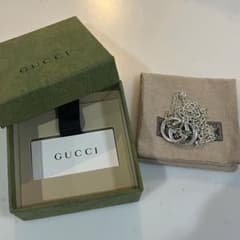 最終価格GUCCI グッチ インターロッキング ネックレス 925 シルバーのサムネイル