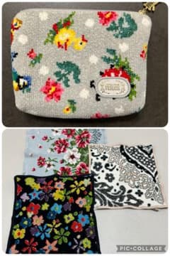 FEILER フェイラー ハイジ ポーチ＆ハンカチ3枚セット売り - メルカリ