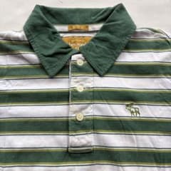 アバクロ Abercrombie & Fitch ポロシャツ ボーダー Mサイズのサムネイル