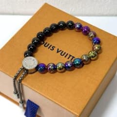 【美品】LOUIS VUITTON ブレスレット ブラスレ パールM68247 ルイヴィトン ブラスレ パール モノグラム ブレスレット M68247 マルチ