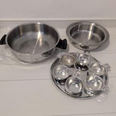 Amwayステンレス製 鍋 蒸し器セット - メルカリ