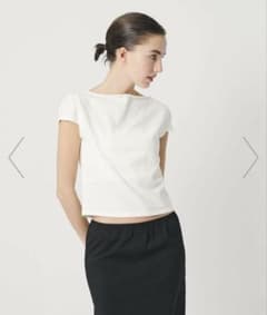 ATTISESSION>コットン カップスリーブ Tシャツ white - メルカリ