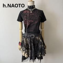 h.NAOTO H.ANARCHYISM for PLUS 00s Tシャツ 黒 - メルカリ