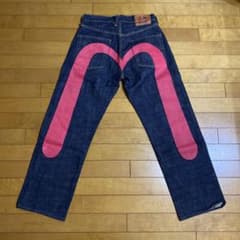 エヴィス 朱耳SPECIAL 大黒 レッド サイズ30 美品 - メルカリ