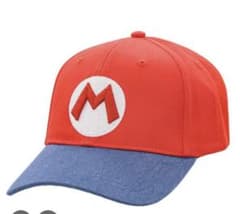 マリオ キャップ 赤と青 フリーサイズのサムネイル