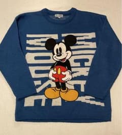 【ヴィンテージ】ミッキーマウス　ディズニー　ニット　セーターのサムネイル