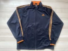 adidas ジップアップジャケット ネイビー/オレンジのサムネイル