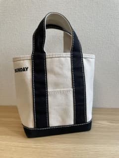 SUNDAY ロゴ キャンバス ミニトートバッグ - メルカリ