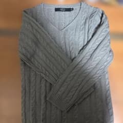 AZUL by moussy ケーブル編みセーター 130のサムネイル