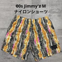 00s 90s Jimmy'z ナイロンショーツ 総柄 オールドサーフ M - メルカリ