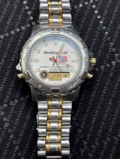 【稼働品】CASIO アメリカワールドカップ'94 公式限定モデル SWC-17 値引可能！】【希少！】前回のアメリカワールドカップ'94 公式限定