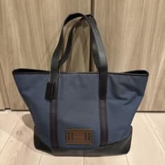 COACH トートバッグ ネイビーのサムネイル