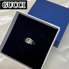 GUCCI グッチ リング 指輪 インターロッキング Gロゴ SV925 11号