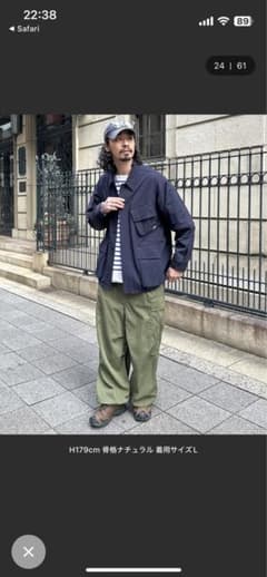 CPCM W.U.S Mサイズ ネイビー ミリタリージャケット 試着のみ - メルカリ