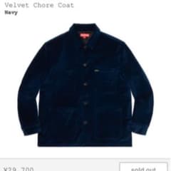 Supreme Velvet Chore Coat Cow 20SSのサムネイル