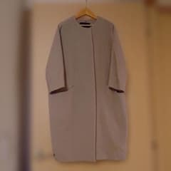 ☆美品☆】アナカ☆ドルマンスリーブノーカラーコート ベージュ - メルカリ