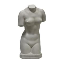 石膏像 女性トルソー 裸婦像 デッサン 美術 オブジェ 高さ55cm - メルカリ