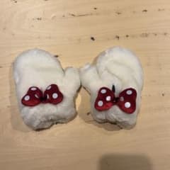 ディズニー ミニー ミトン 手袋 ホワイト 子供用のサムネイル