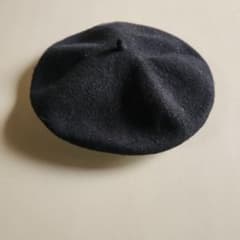 タグ付き　EMODA ブラック ベレー帽