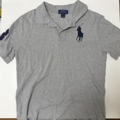 Polo Ralph Lauren ビッグポニー　ポロシャツ グレー L ラルフのサムネイル