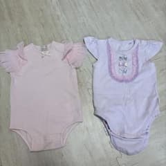 petit main パンパンチュチュ　ロンパース 2枚セットのサムネイル