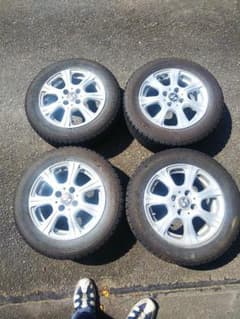 17年製 9部山 TOYO 175/65R14 スタッドレス アルミホイール付きのサムネイル