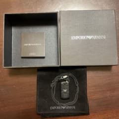 EMPORIO ARMANI ブラック ネックレス メンズのサムネイル