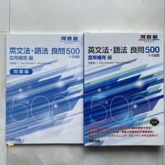 英文法・語法 良問500 空所補充編 河合塾SERIES - メルカリ