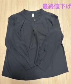 LACE LADIES ブラウス Sサイズ ブラック 長袖のサムネイル