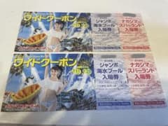 ナガシマスパーランド ワイドクーポン ジャンボ海水プール のりもの券