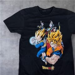 ドラゴンボール超 Tシャツ ブラック 半袖 プリント記念T 公式のサムネイル