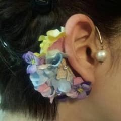 ☆￥1680☆208☆イヤーフック♪春のお花畑のサムネイル