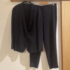 UNTITLED パンツスーツ セットアップ ネイビー ジャケット4パンツは3