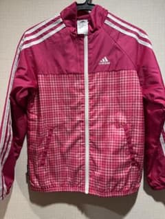 [新品未使用タグ付き]NEW adidas ウィンドブレーカー ピンク 140