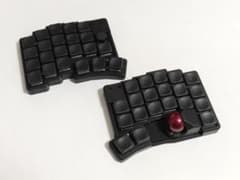 Glove43tb 完成品 低背トラボ ロープロファイル 無線接続 ブラック