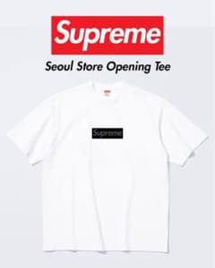 新品 Supreme 聖水　Seoul 限定 Box Logo Tシャツ Lのサムネイル