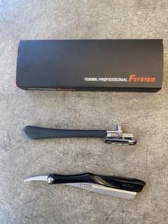 Niche様専用　　美品(理容)FEATHER FSYSTEM(ブラック)レザーのサムネイル
