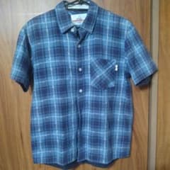 WHIZ 半袖チェックシャツ M