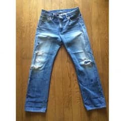 【Shigeharu Nagata様専用】BLUEBLUE ダメージ加工デニムのサムネイル