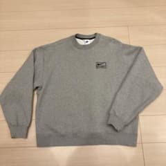 nike stussy ナイキ　ステューシー スウェットMサイズ　　グレーのサムネイル