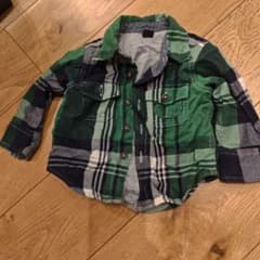 babyGap ベビー チェック柄 長袖シャツ 80cmのサムネイル